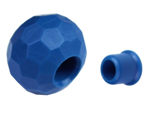KONCOVKA LANA S GUĽOVOU KONCOU 6mm MODRÁ - 02635