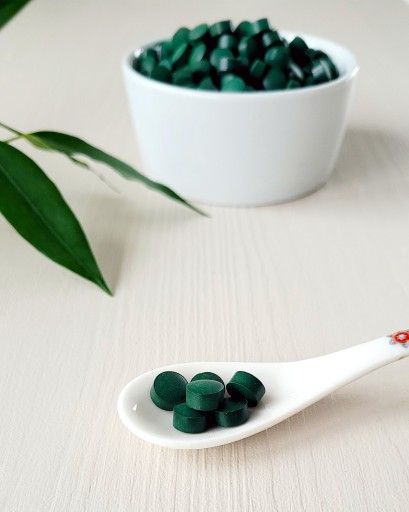 Spirulina 250 mg tablety 1000 tabliet prírodná morská riasa Vege