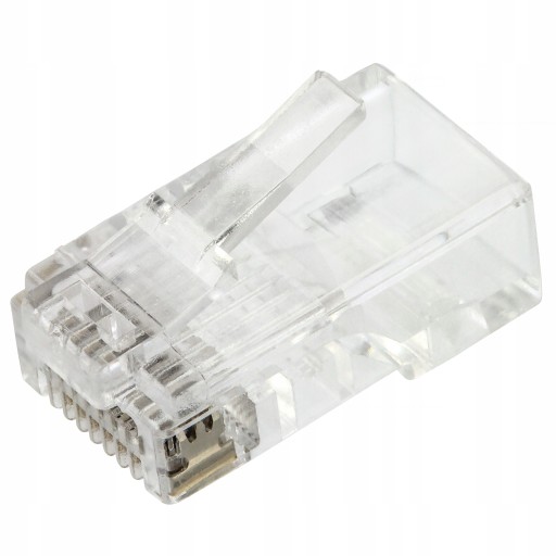 NEKU RJ45 8P8C UTP kat. 5e zátky priechodné 10 ks