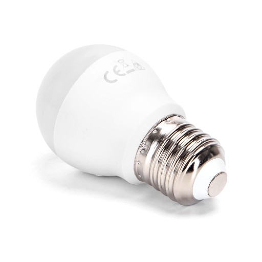 E27 LED G45 guľová žiarovka 10W malá fi45mm 935Lm TEPLÁ biela 3000K