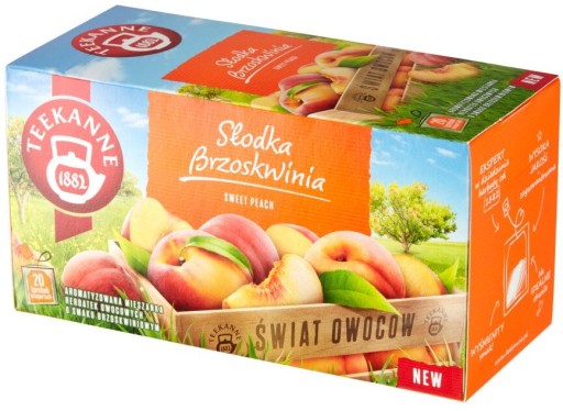 Ovocný čaj Teekanne sladká broskyňa