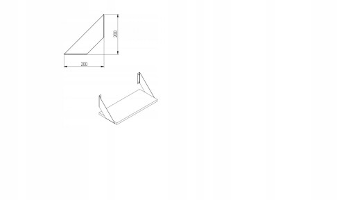 Loft Industrial FLAT podpera police