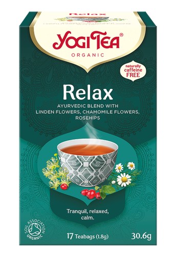 Relax BIO čaj (17x1,8g) 30,6g - Yogi Tea