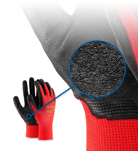 Pracovné rukavice LATEX, veľkosť 10, silné rukavice, 6 ks