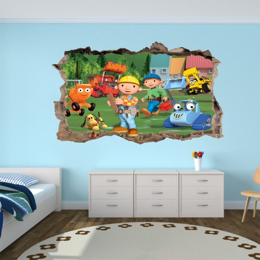 Nálepka na stenu BOB THE BUILDER! Veľký výber!