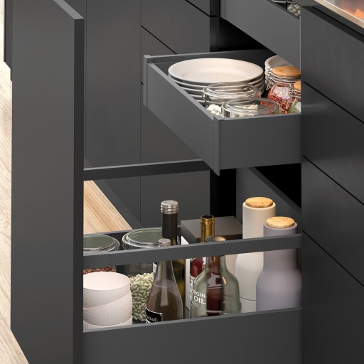 VERTEX L-450 EMUCA lišty zásuviek - antracit