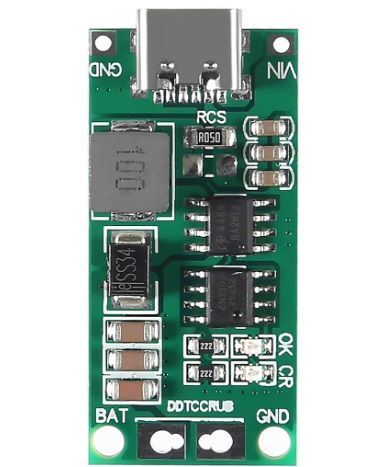 NABÍJACÍ MODUL BATÉRIE Li-Ion 18650 USB-C 3S 2A