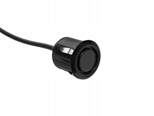 1 cúvací parkovací senzor ČIERNY senzor 18mm