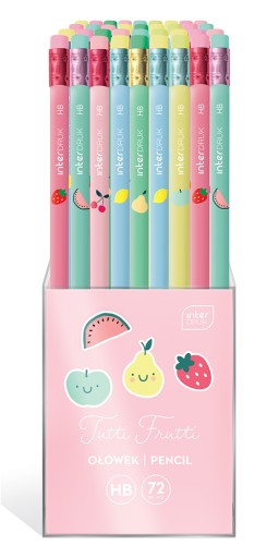 TUTTI FRUTTI ceruzka s gumou 1 ks