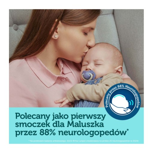 CANPOL Sada silikónových cumlíkov 18+ symetrických. ČISTÝ
