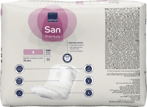 Abena San 2 anatomické vložky 30 ks