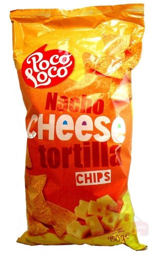 Tortilla chipsy Nacho Syr, syr 450g Poco