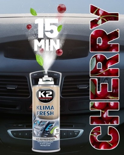 K2 OSVIEŽOVAČ KLIMATIZÁCIE KLIMA FRESH CHERRY