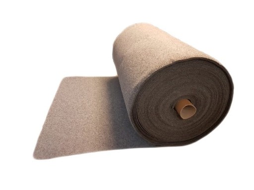 Sivá plsť 700g/m2 Netkaná textília 4mm 0,5m2 Impregn.