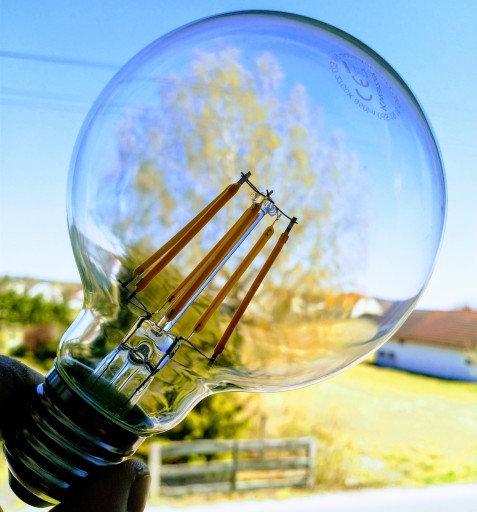 VEĽKÁ DEKORATÍVNA ŽIAROVKA G80 LED EDISON 10W E27 RETRO