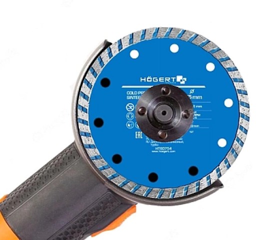 Turbo diamantový kotúč na rezanie dlaždíc, tehál, betónu, 125 x 22,2 mm