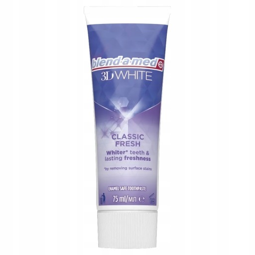 BLEND-A-MED 75ML 3D BIELA KLASICKÁ FRESH