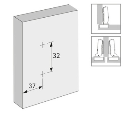 KRÍŽOVÉ VODIČ bez EURO 1,5mm HETTICH 4 ks