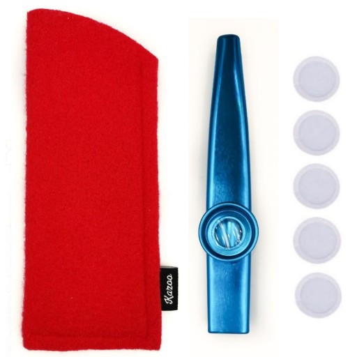 Modré KAZOO Červené Púzdra + MEMBRÁN