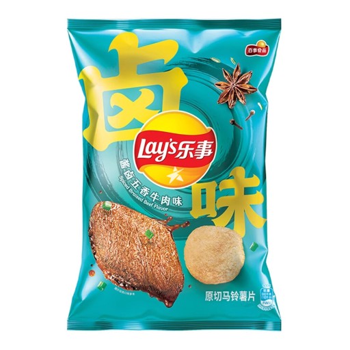Lay's Spiced Braised Beef chips 70g
