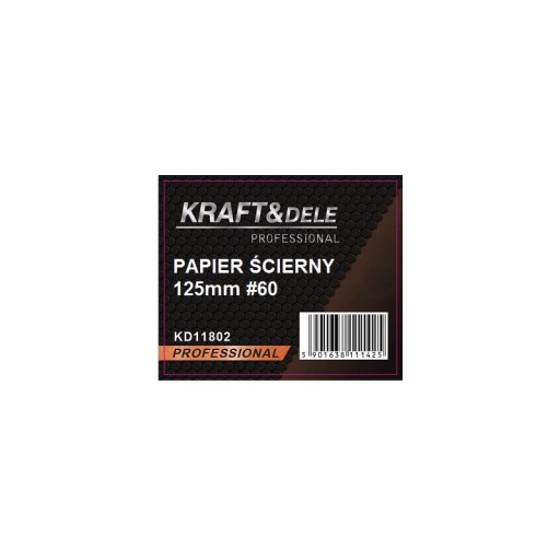 KOTÚČ BRÚSNY PAPIER 125mm x 50ks VELCRO P60 KD11802
