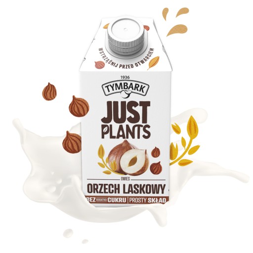 Tymbark Just Plants lieskovoorieškový nápoj 0,5l