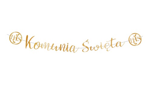 Banner na girlandu z prvého svätého prijímania - 150 cm