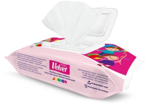 ZAMATOVÝ VLHČENÝ TOALETNÝ PAPIER JUNIOR 1 BAL.