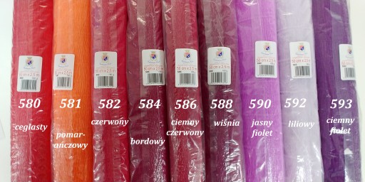 CREPE 50X250CM Cartotecnica Rossi Mix farieb
