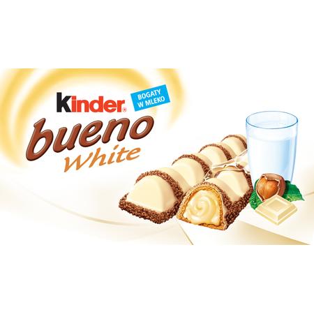Kinder Bueno biela oblátková tyčinka Ferrero tyčinka 39g
