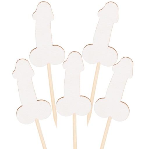 Ozdobné toppery Peniski Cake Topper 5 ks