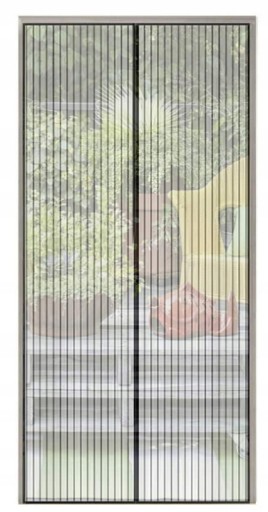 SIEŤKA NA BALKONOVÉ DVERE, MAGNETICKÉ DVERE SO SILNÝM MAGNETOM, 210x100