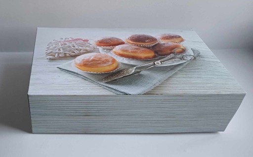 Krabička na donuty tortové sušienky 31x22x8
