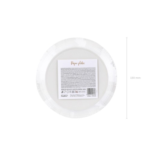 Tanier Party Deco 18 cm 6 ks.