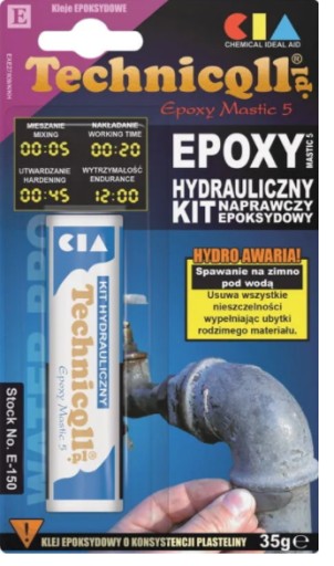 HYDRAULICKÁ EPOXIDOVÁ SÚPRAVA TECHNICQLL 35g E-150