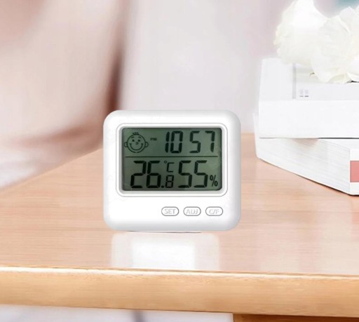 DIGITÁLNY TEPLOMER HYGROMETER IZBOVÁ METEOSTANICA S DISPLEJOM
