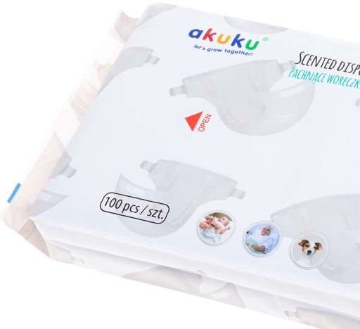 AKUKU VOŇANÉ TAŠKY NA POUŽITÉ PLIENKY x100