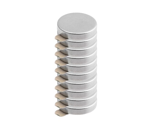 NEODYMOVÝ MAGNET 10x2 mm S 3M LEPICÍ PÁSOU 10 ks