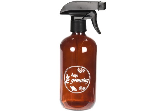 SKLENENÝ rozprašovač na kvety 500 ml - HNEDÝ