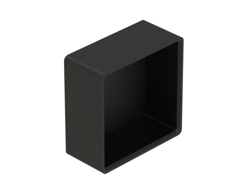 Hmoždinka pre profil 40x40, čierna ZK-01, sada. 2 ks