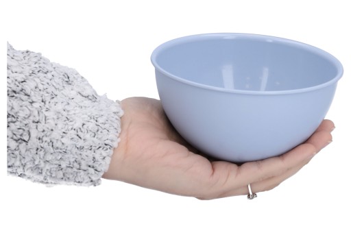 PLASTOVÉ MISKY 0,5L PASTELOVÁ MODRÁ 13 CM MISKA NA OBJÍDKY OVOCNÉ