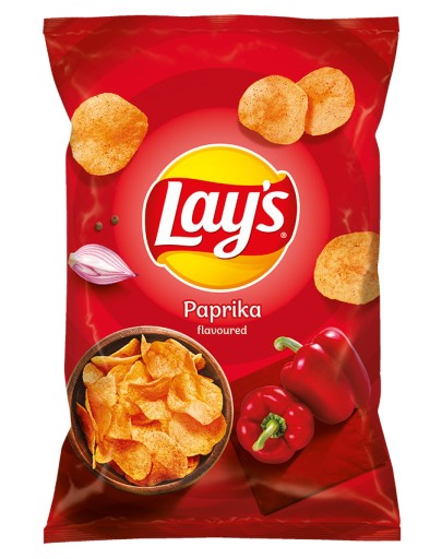 LAY'S Zemiakové lupienky Papriková príchuť 130g