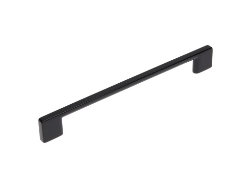 Nábytková úchytka UN73 192 mm Čierny lesk