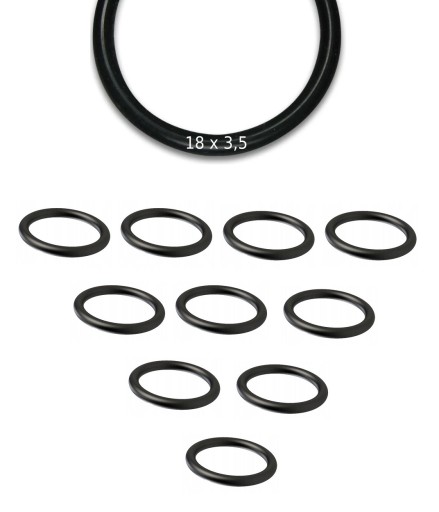 10 KS GUMOVÉ TESNENIE ORING O-KRÚŽOK NBR 18x3,5