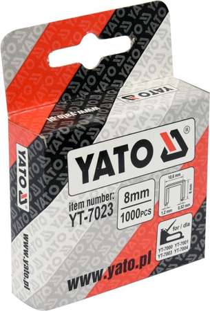 Sponky 8x10,6 mm, 1000 ks YT-7023 YATO