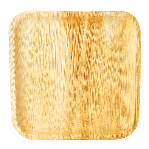 Štvorcový tanier z palmového listu 25,5 x 25,5 cm