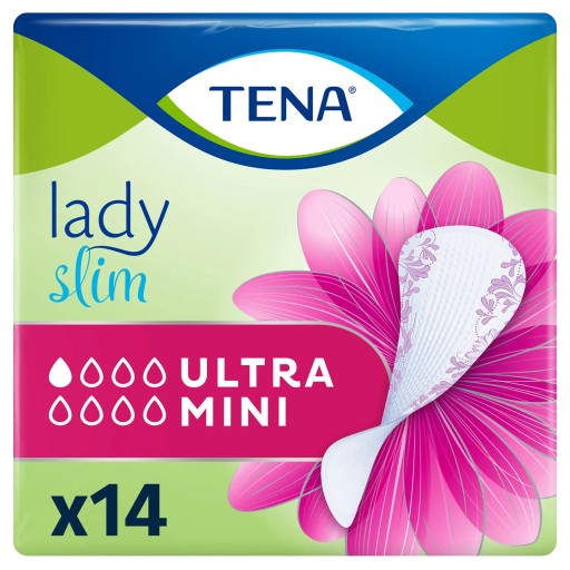 TENA Lady Slim Ultra Mini urologické absorpčné vložky pre ženy 14 ks.