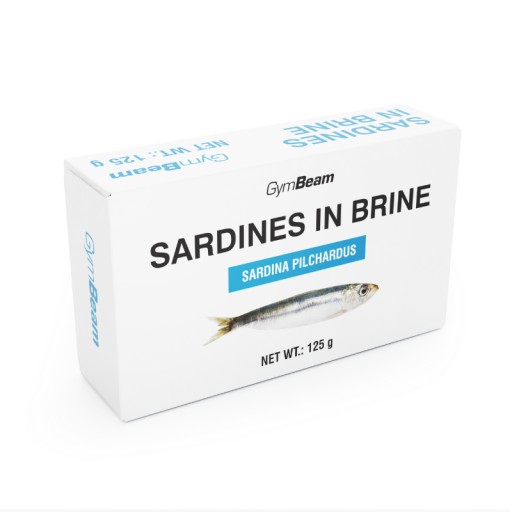 SARDINKY V MARIED RYBIE PROTEÍN S VYSOKÝM PROTEÍNOM V KONZE - GymBeam 125g