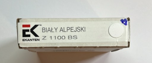 Egger Nábytková zátka biela Alpine 1100 BS
