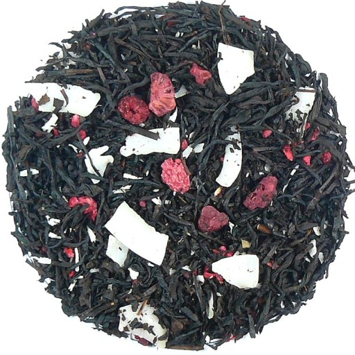 ČIERNY ČAJ Yunnan Black Rafaello Malina DELICIOUS 100g
